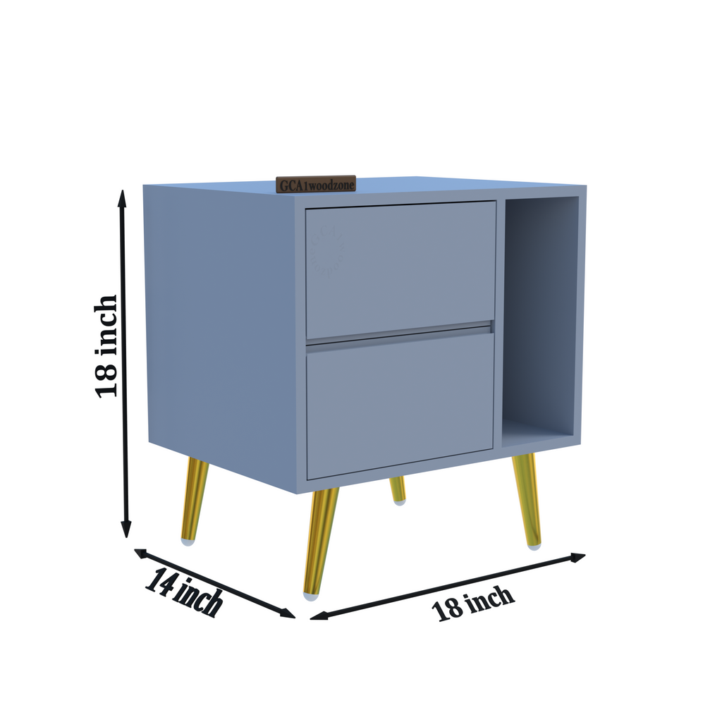 Softloom BED SIDE TABEL-GREY Softloom