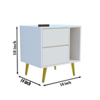 Softloom BED SIDE TABEL-WHITE Softloom