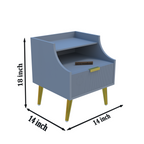 Softloom BED SIDE TABLE - GREY DARK Softloom