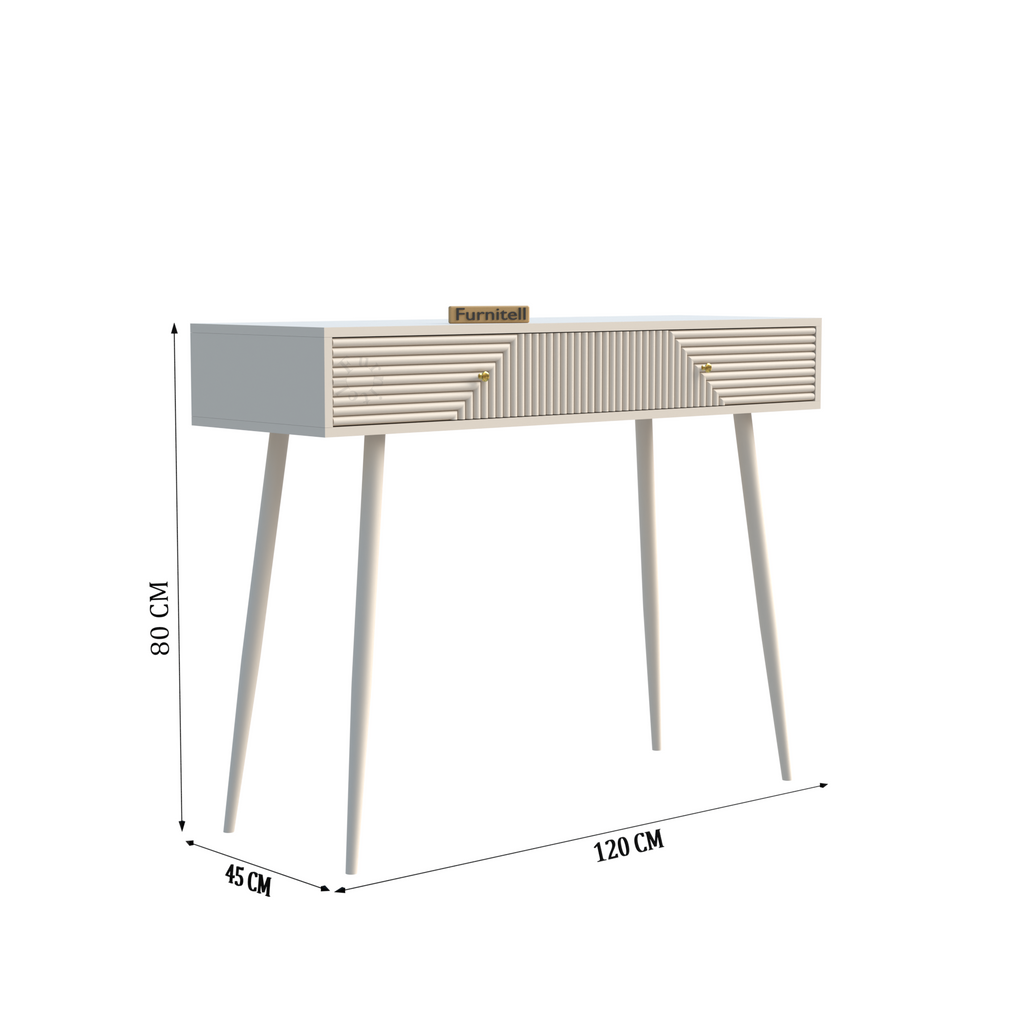 Softloom Modern Console Table with 2 Drawers | 5 Year Warranty
