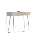 Softloom Modern Console Table with 2 Drawers | 5 Year Warranty