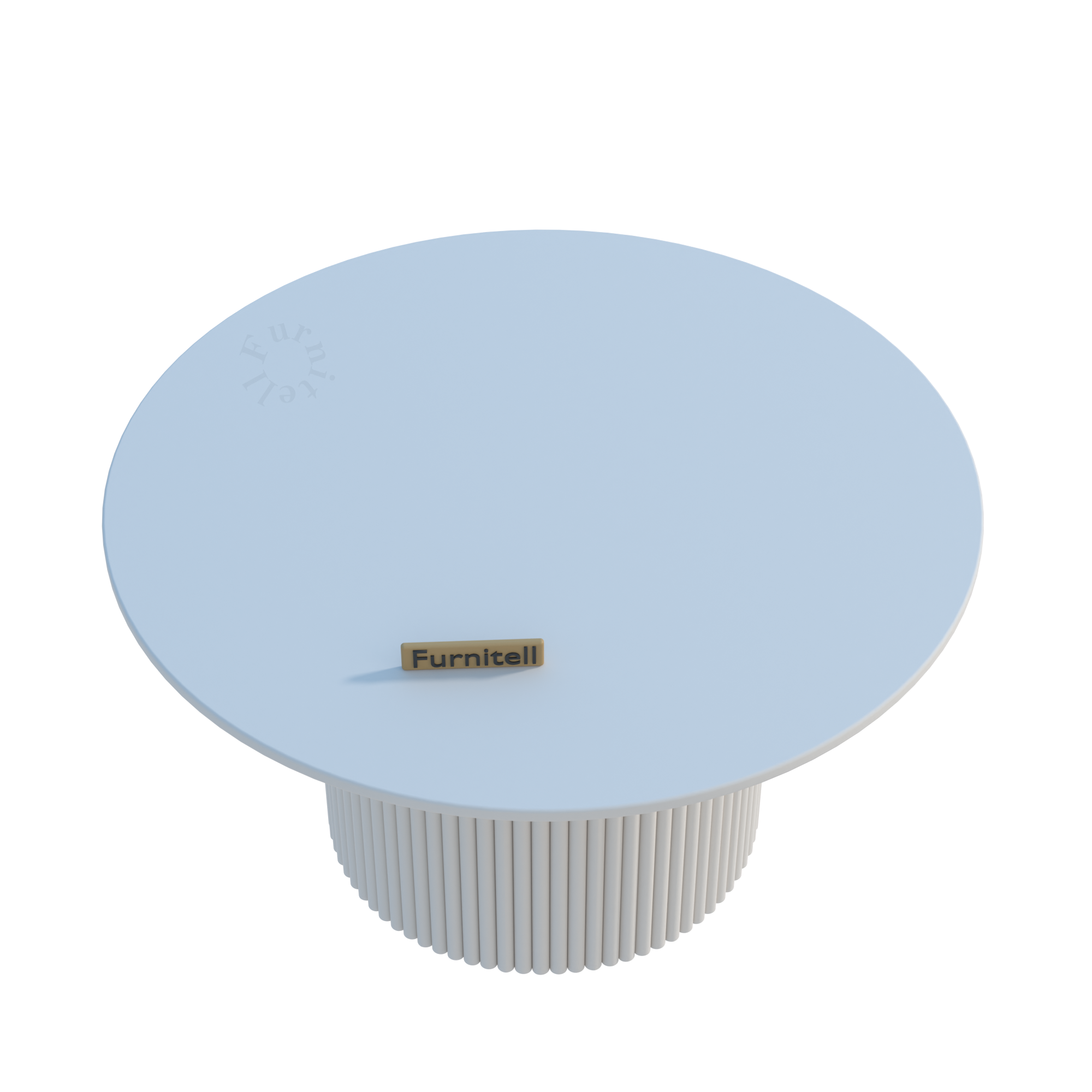 Softloom Modern Round Solid Wood Coffee Table | 5 Year Warrantry