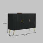 Softloom SIDEBOARD 3 DOOR WHITE - 5 Years Warranty Softloom