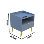 Softloom BED SIDE TABLE-GREY Softloom