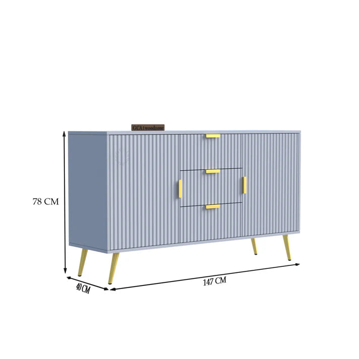 Softloom SIDEBOARD 3 DRAWER 2 DOOR - BEIGE Softloom