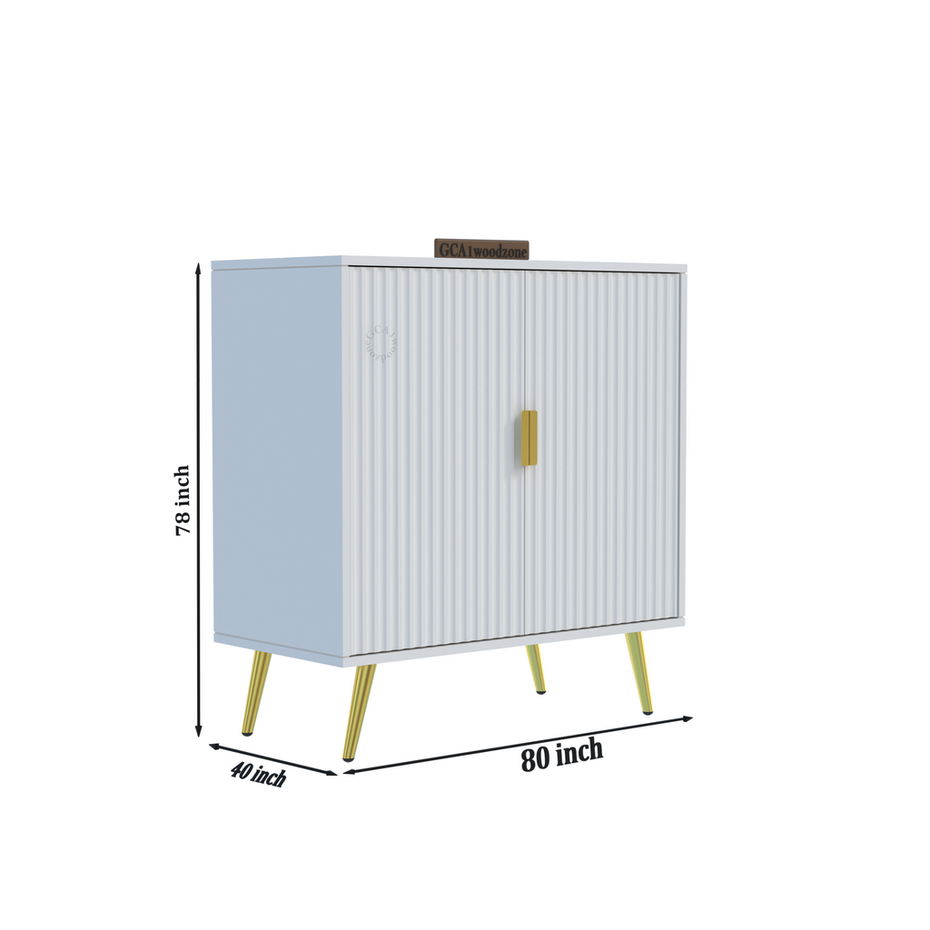 Softloom 2 DOOR SIDEBOARD -WHITE Softloom