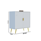 Softloom 2 DOOR SIDEBOARD -WHITE Softloom