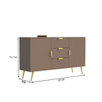 Softloom SIDEBOARD 3 DRAWER 2 DOOR - BEIGE Softloom