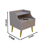 Softloom BED SIDE TABLE -BEIGE Softloom