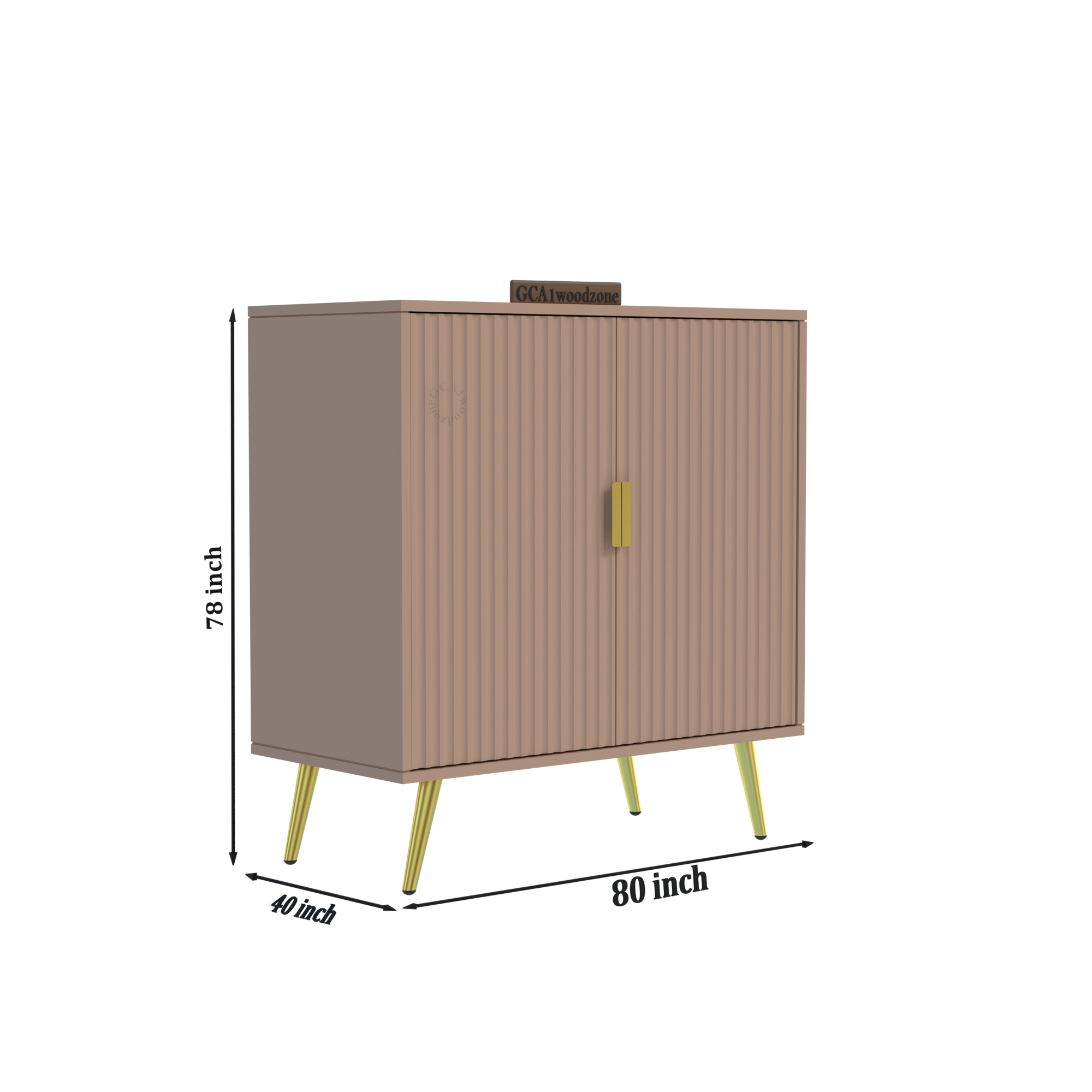 Softloom 2 DOOR SIDEBOARD -TOUPE Softloom