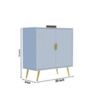 Softloom 2 DOOR SIDEBOARD -GRAY LIGHT Softloom