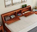 Modern Sheesham Wood King size Bed - 3 Years Warranty