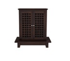 Solid Sheesham Wood Floor Standing Pooja Mandir
