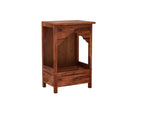 Sheesham Wood Floor Standing Open Pooja Mandir