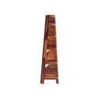 Solid Sheesham Wooden Corner Bookshelf