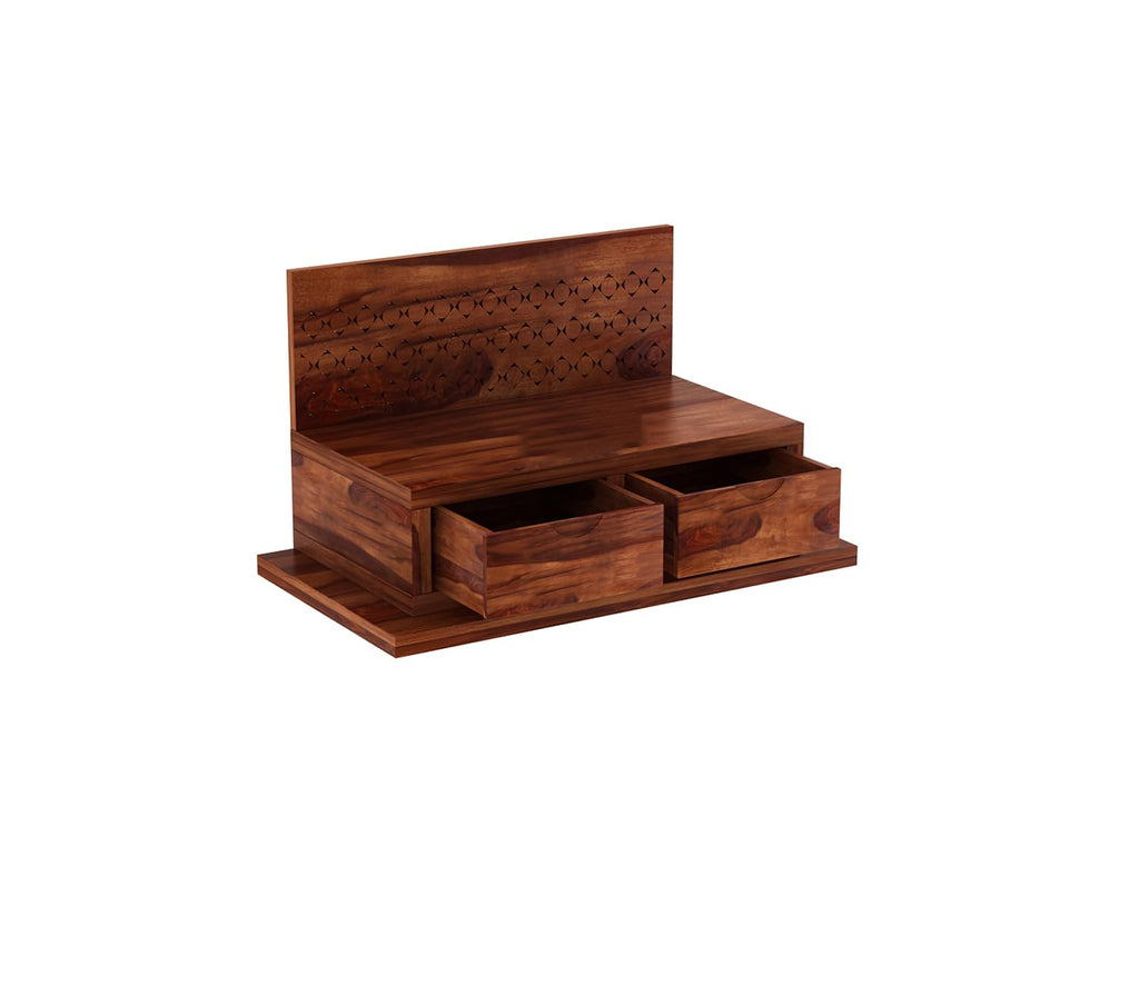 Sheesham Wood Wall Mounted Pooja Mandir