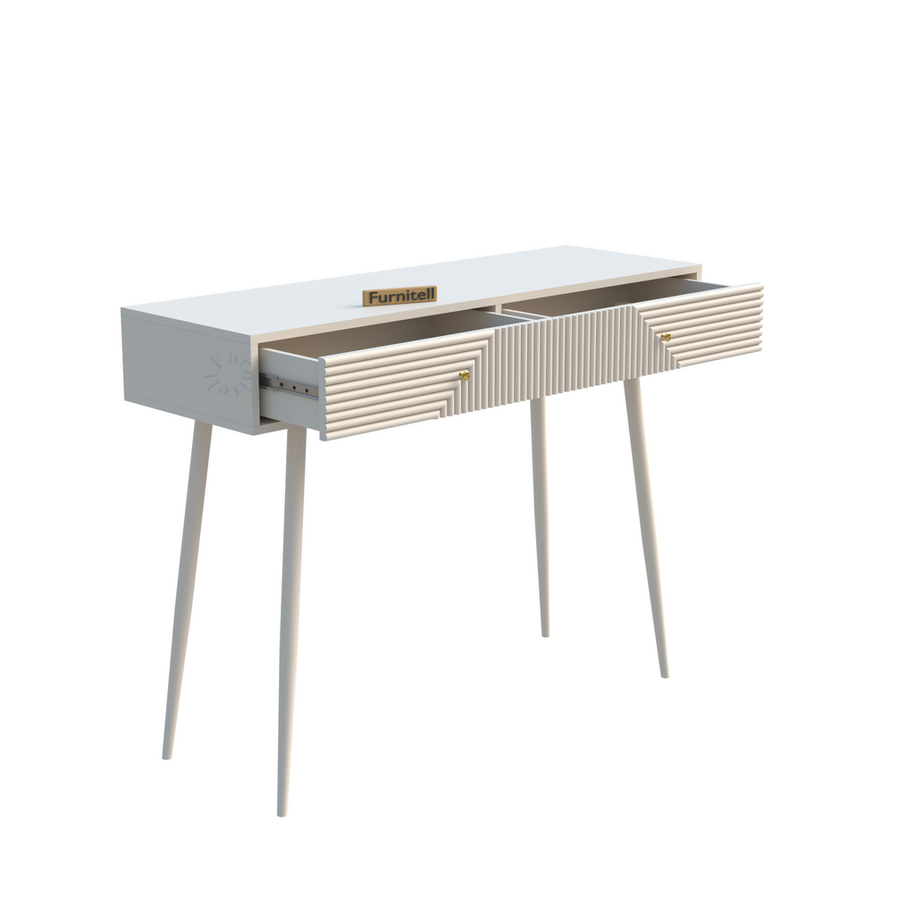Softloom Modern Console Table with 2 Drawers | 5 Year Warranty
