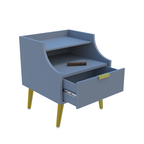 Softloom BED SIDE TABLE - GREY DARK Softloom