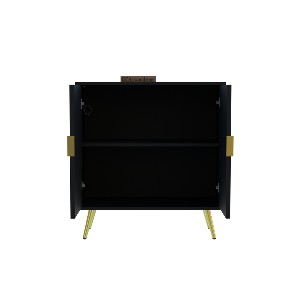 Softloom 2 DOOR SIDEBOARD -BLACK Softloom