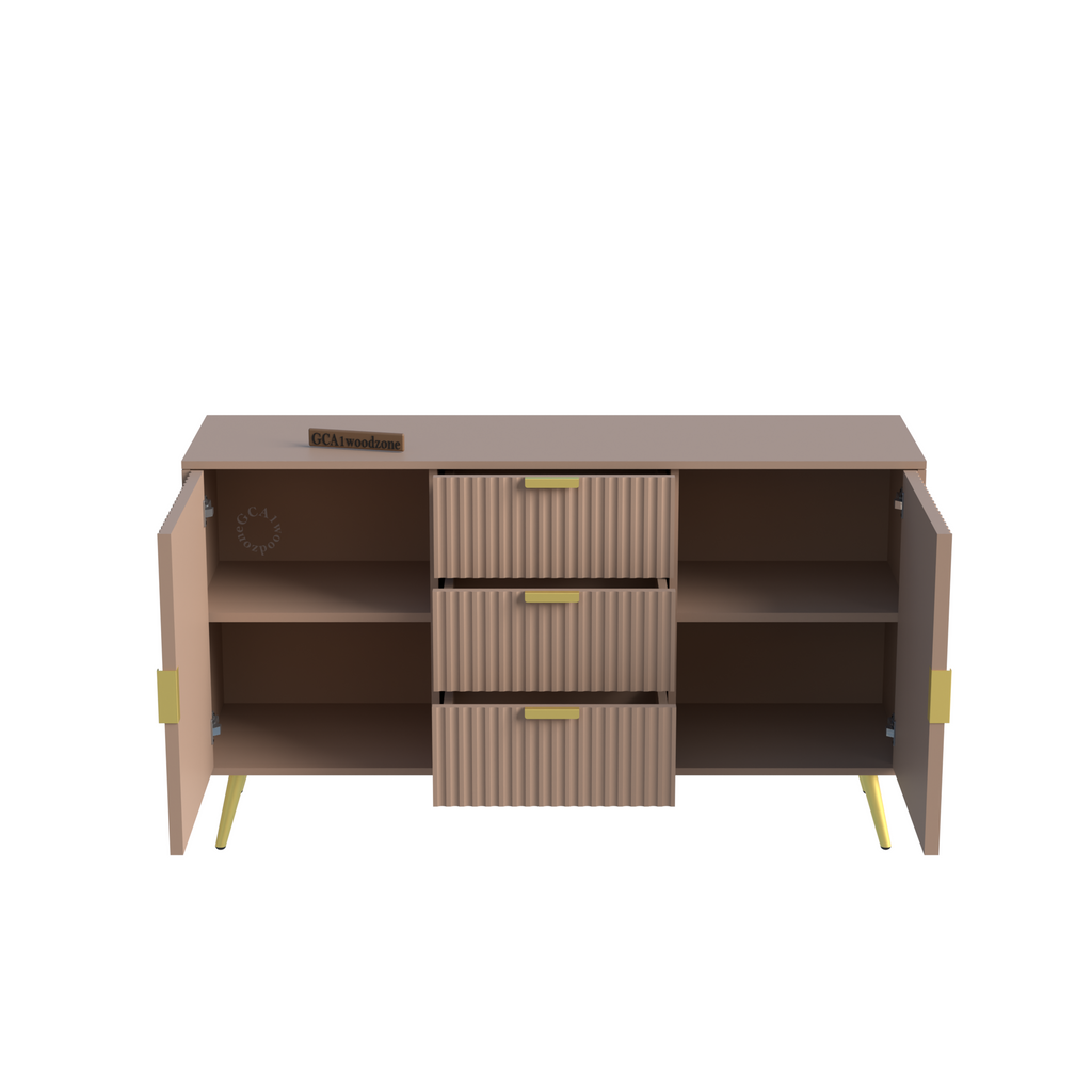 Softloom SIDEBOARD 3 DRAWER 2 DOOR - BEIGE Softloom