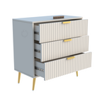 Softloom  3 Drawer Chestor -white | 5 Years Warranty