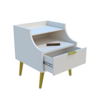 Softloom BED SIDE TABLE -WHITE Softloom