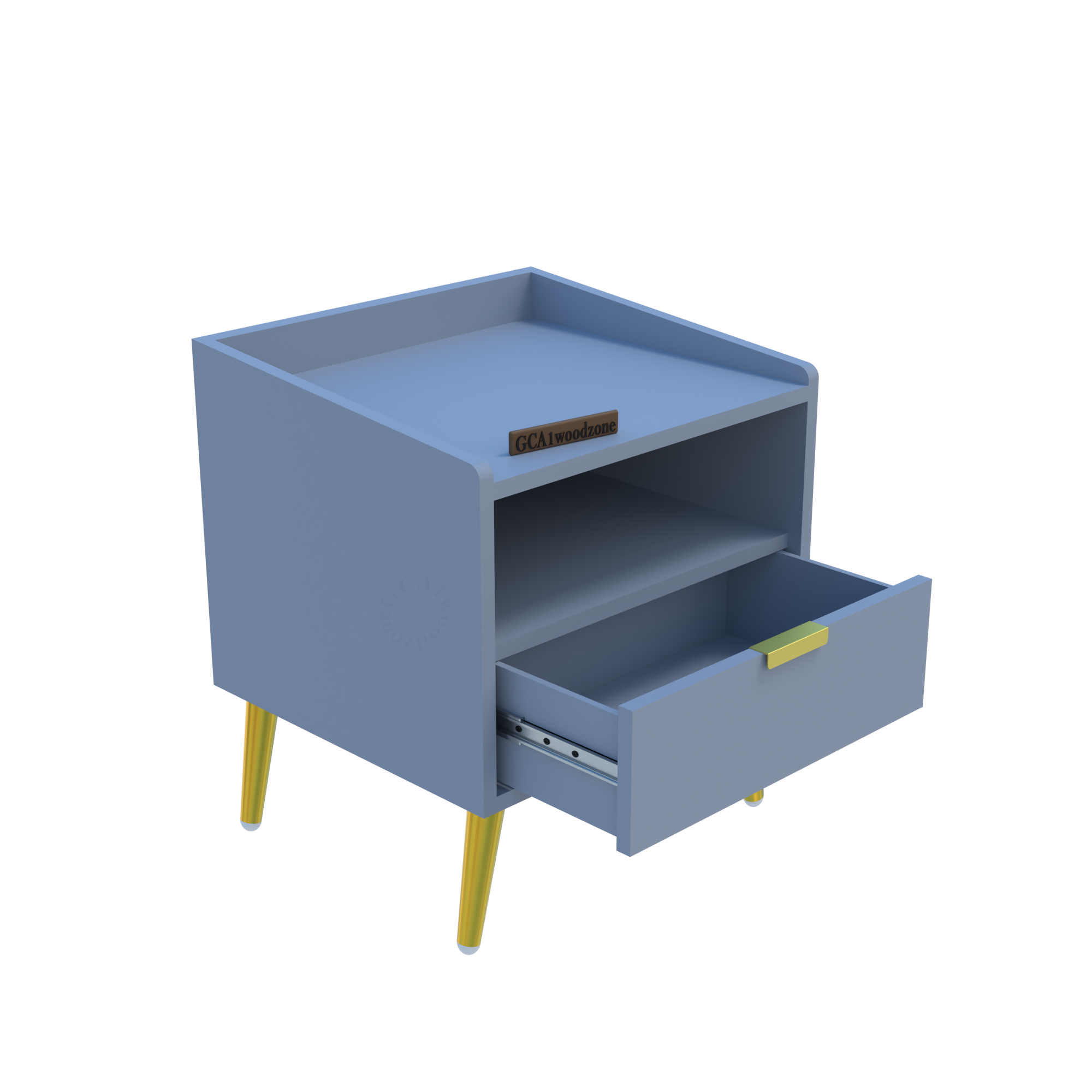 Softloom BED SIDE TABLE-GREY Softloom