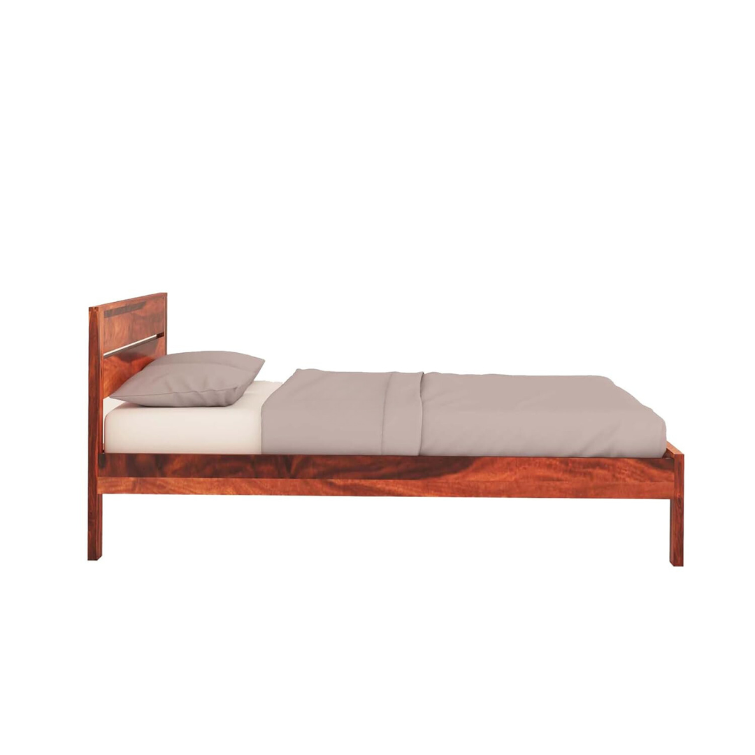 Premium Wooden King size Bed Without Storage For Bedroom- 3 Years Warranty