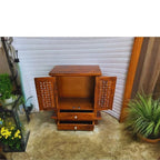 Solid Sheesham Wood Handcrafted Pooja Mandir