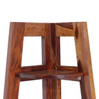 Solid Sheesham Wooden Corner Bookshelf