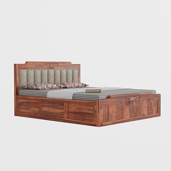 Modern Wooden Queen size Bed with Storage | 3 Years Warranty