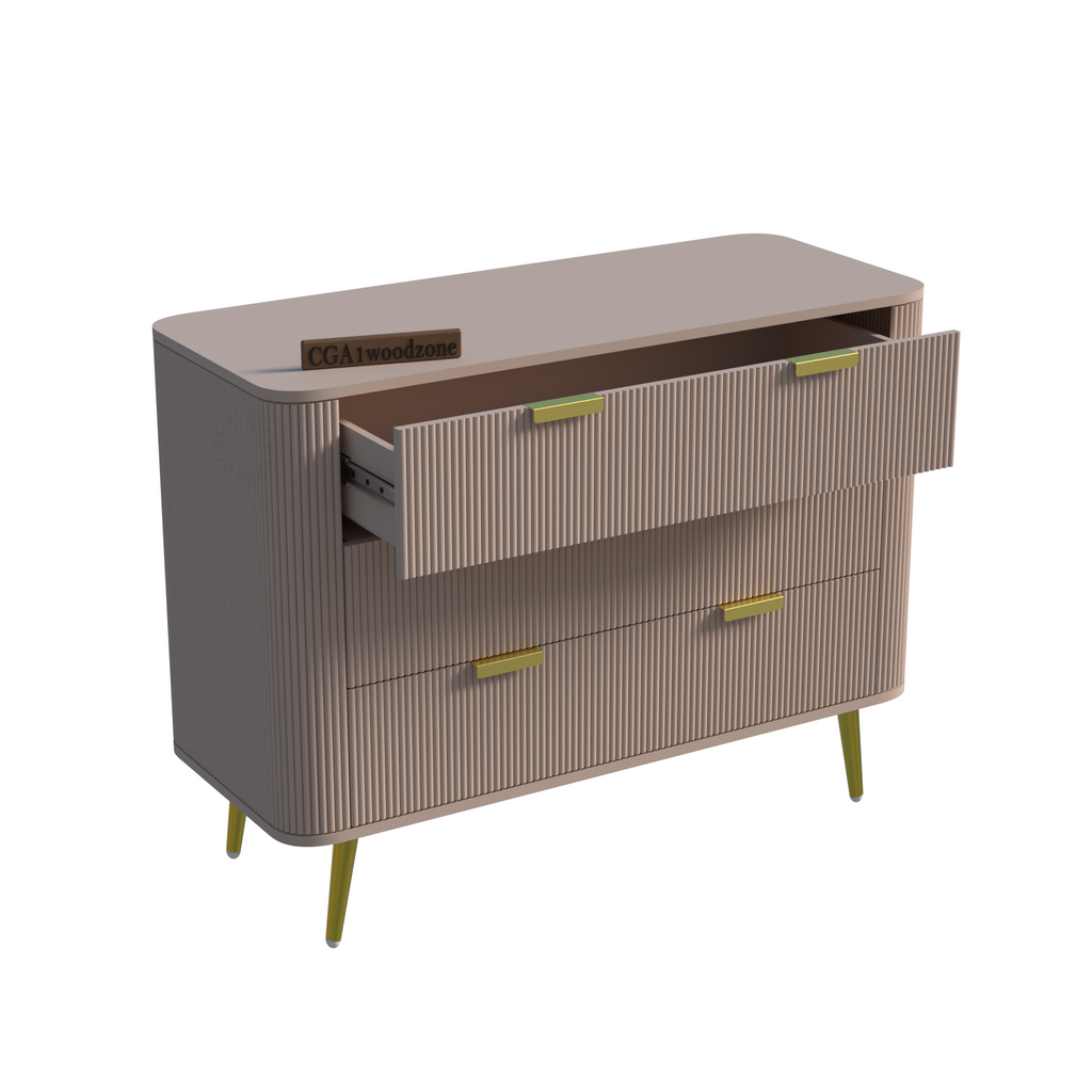 Softloom RR  3 DRAWER CHEST -TAUPE Softloom