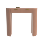 Softloom Modern Fluted Console Table for Living Room | 5 Year Warranty