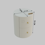 Softloom BED SIDE TABEL-WHITE Softloom