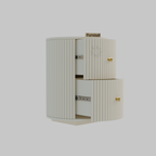 Softloom BED SIDE TABEL-WHITE Softloom