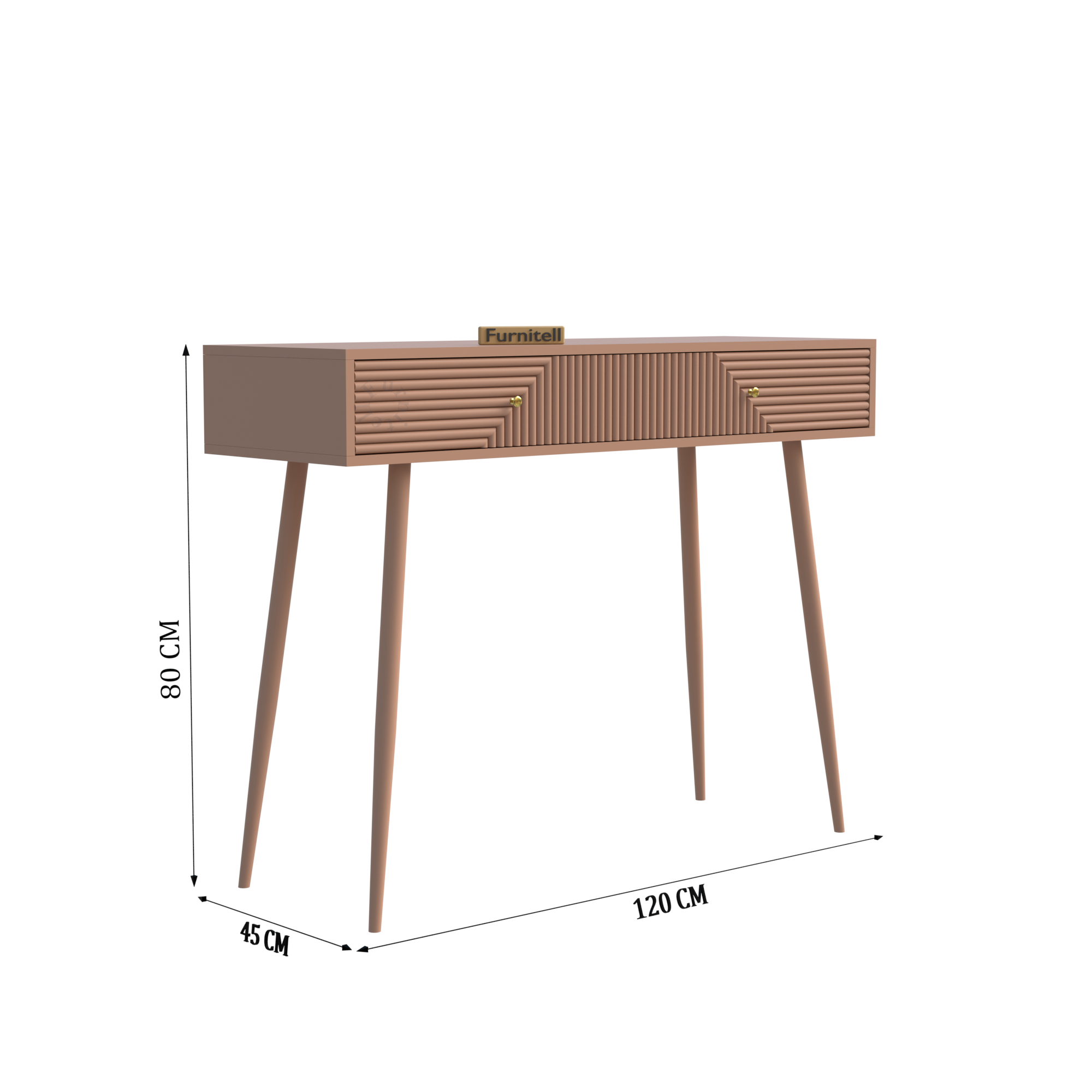 Softloom Modern Console Table with 2 Drawers | 5 Year Warranty