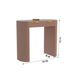 Softloom Modern Fluted Console Table for Living Room | 5 Year Warranty