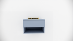 Softloom WELLMOUNT BED SIDE-GREY Softloom