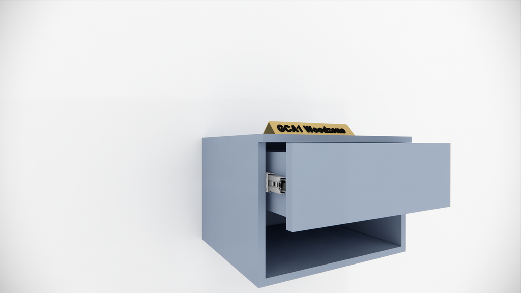 Softloom WELLMOUNT BED SIDE-GREY Softloom