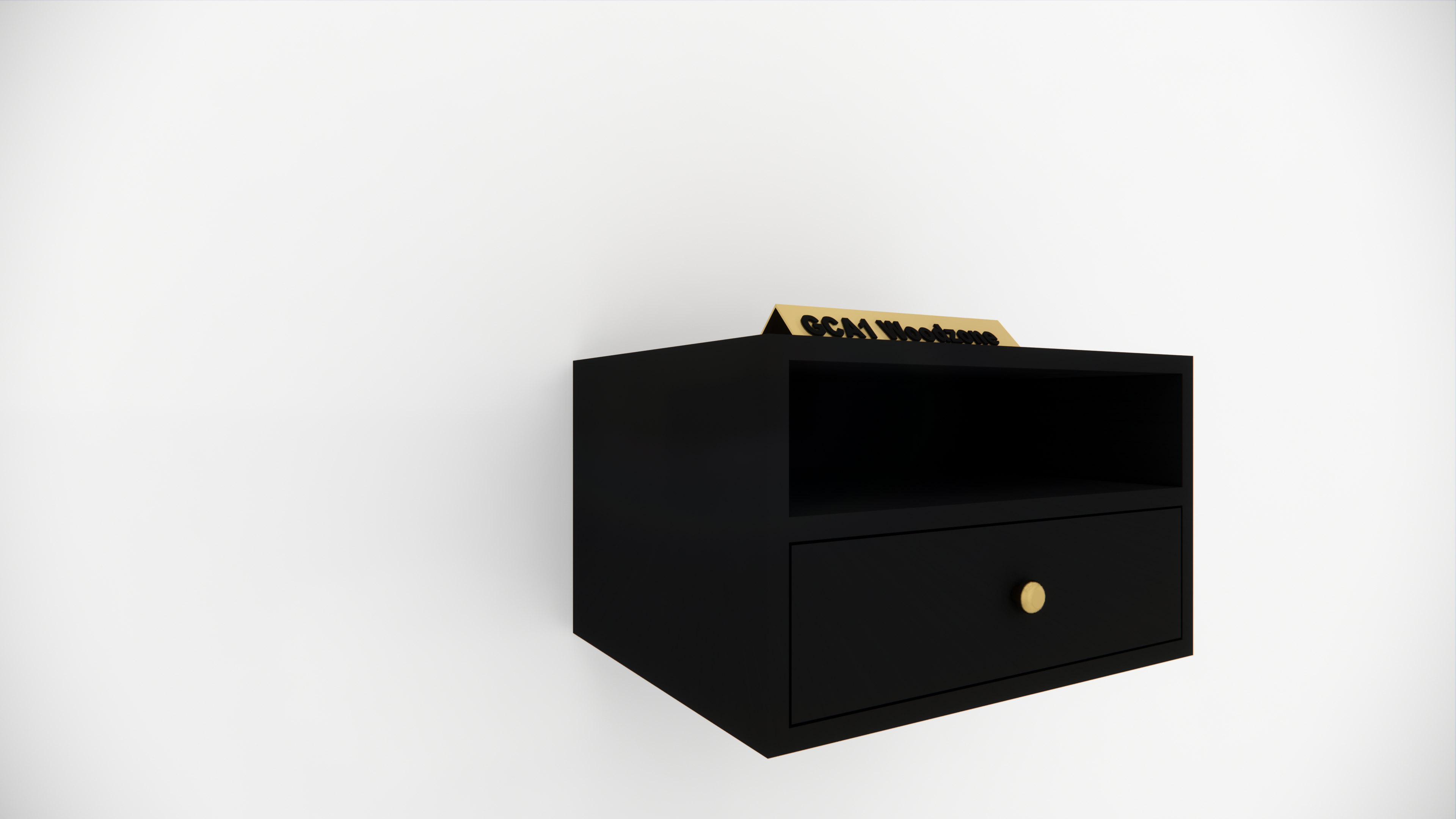 Softloom WELLMOUNT BED SIDE-BLACK Softloom