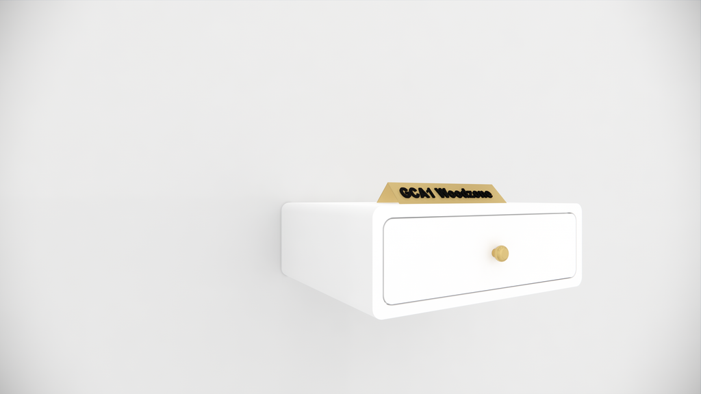 Softloom WELLMOUNT BED SIDE-WHITE Softloom