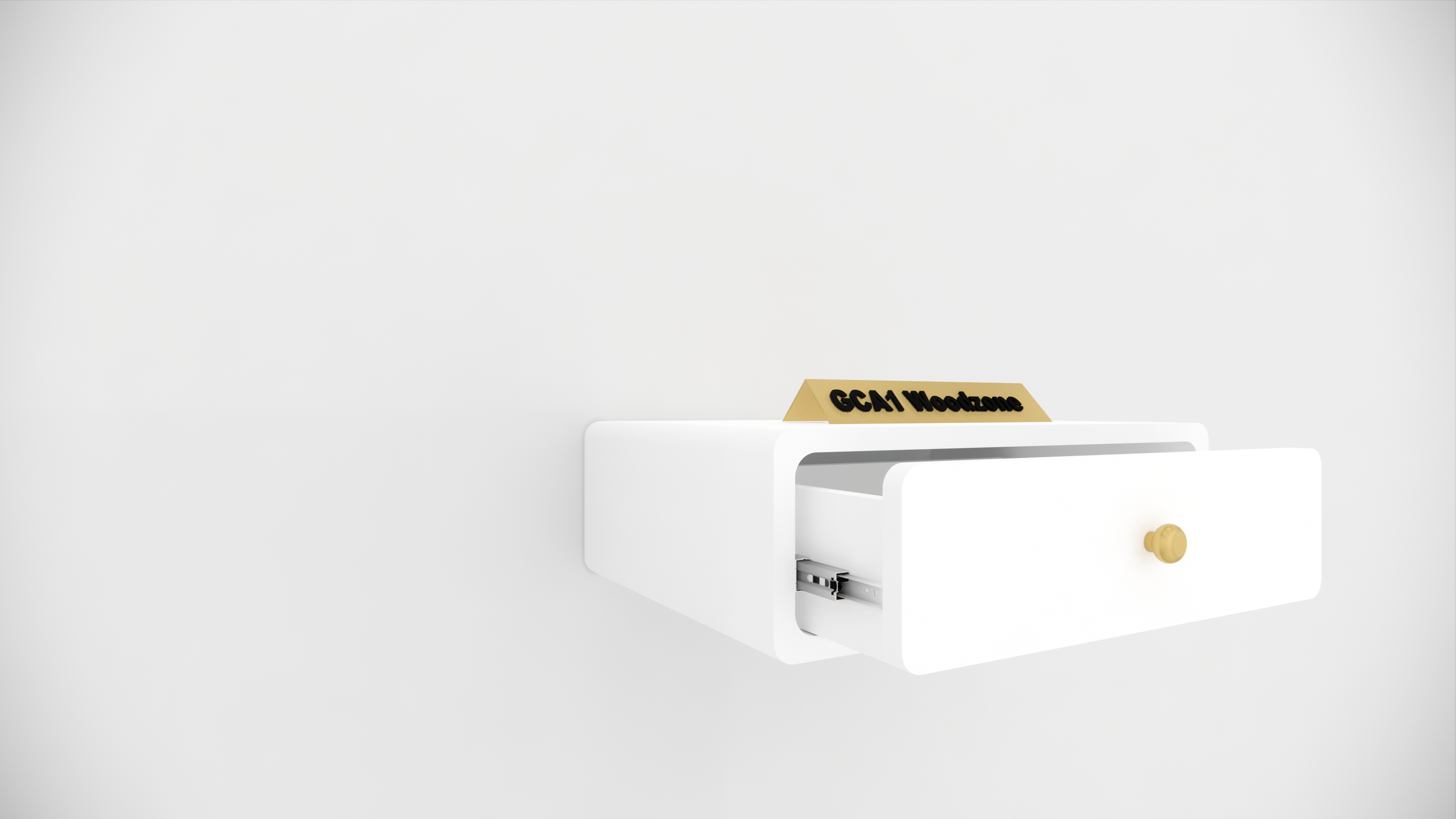 Softloom WELLMOUNT BED SIDE-WHITE Softloom