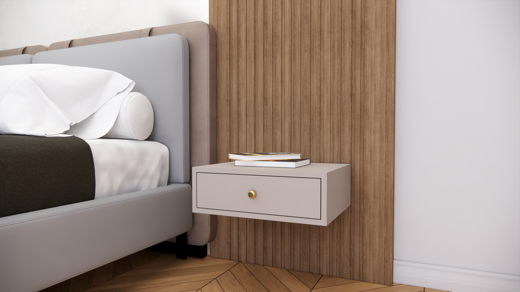 Softloom WELLMOUNT BED SIDE-BEIGE Softloom
