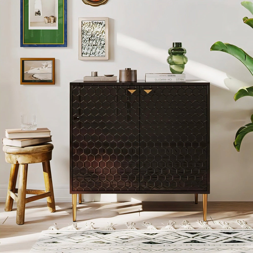Softloom 2 - Door Accent Cabinet with High Gloss Softloom