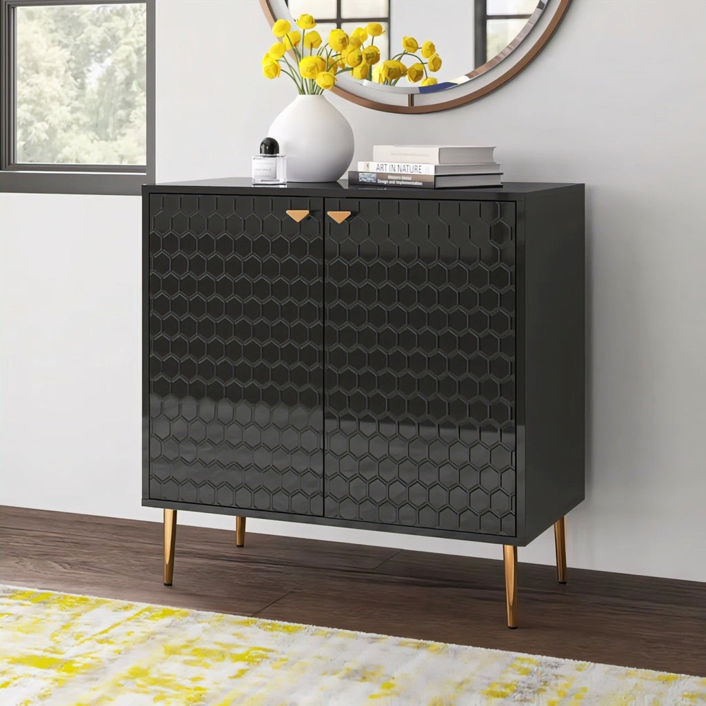 Softloom 2 - Door Accent Cabinet with High Gloss Softloom