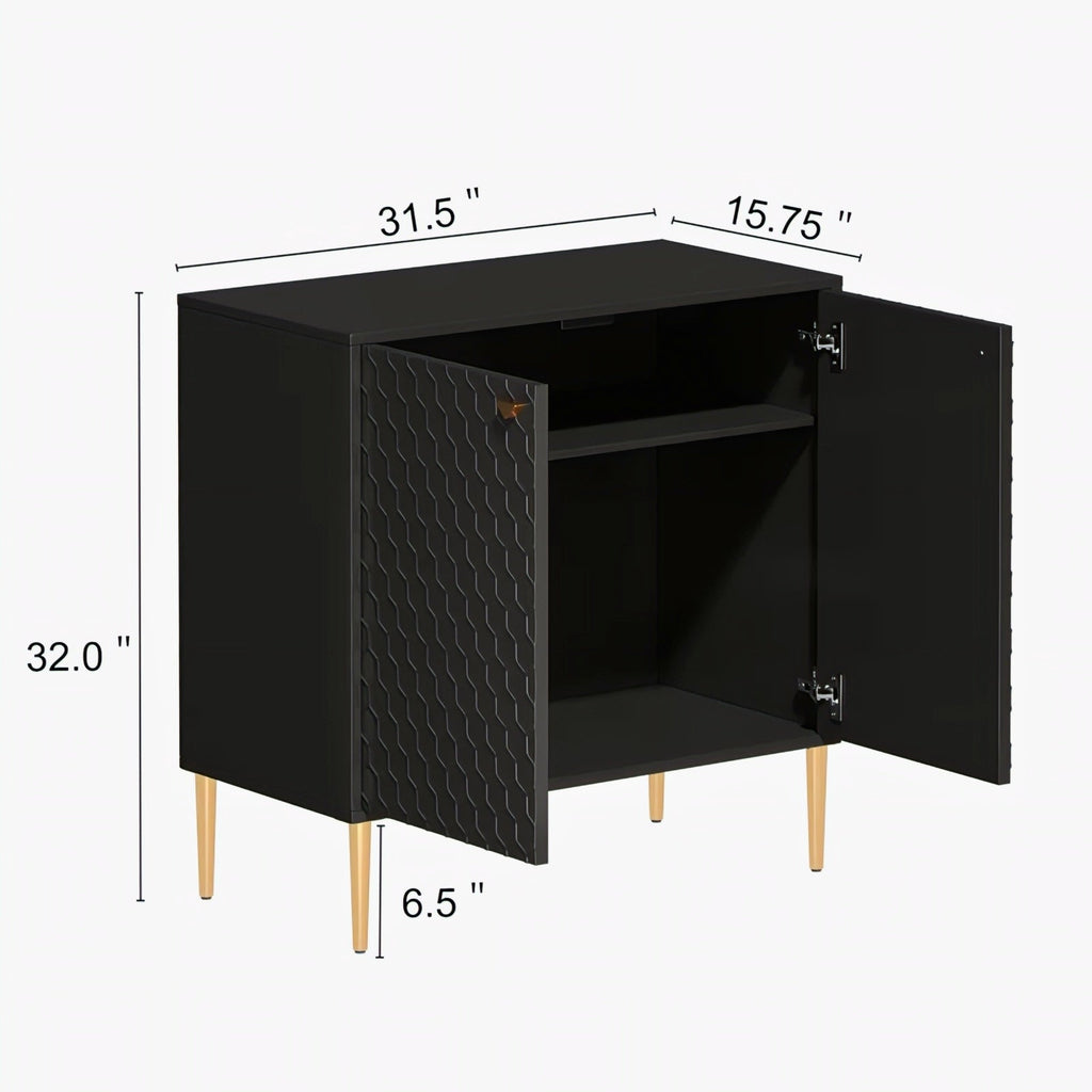 Softloom 2 - Door Accent Cabinet with High Gloss Softloom