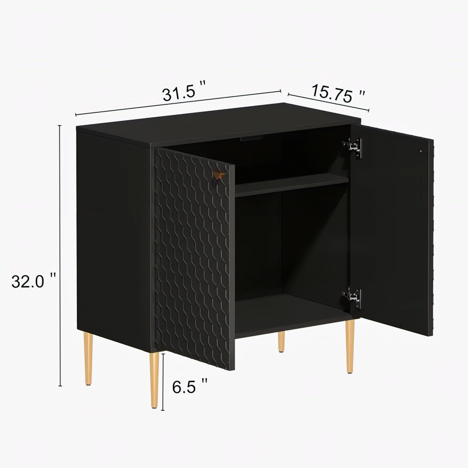Softloom 2 - Door Accent Cabinet with High Gloss Softloom