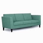 MANALI Three Seater Upholstered Sofa Velvet - 3 Years Warranty
