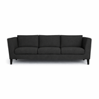 MANALI Three Seater Upholstered Sofa Velvet - 3 Years Warranty