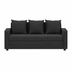OOTY Three Seater Upholstered Sofa Velvet - 3 Years Warranty